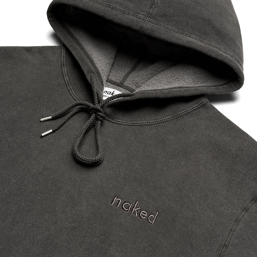 classic logo hoodie - black