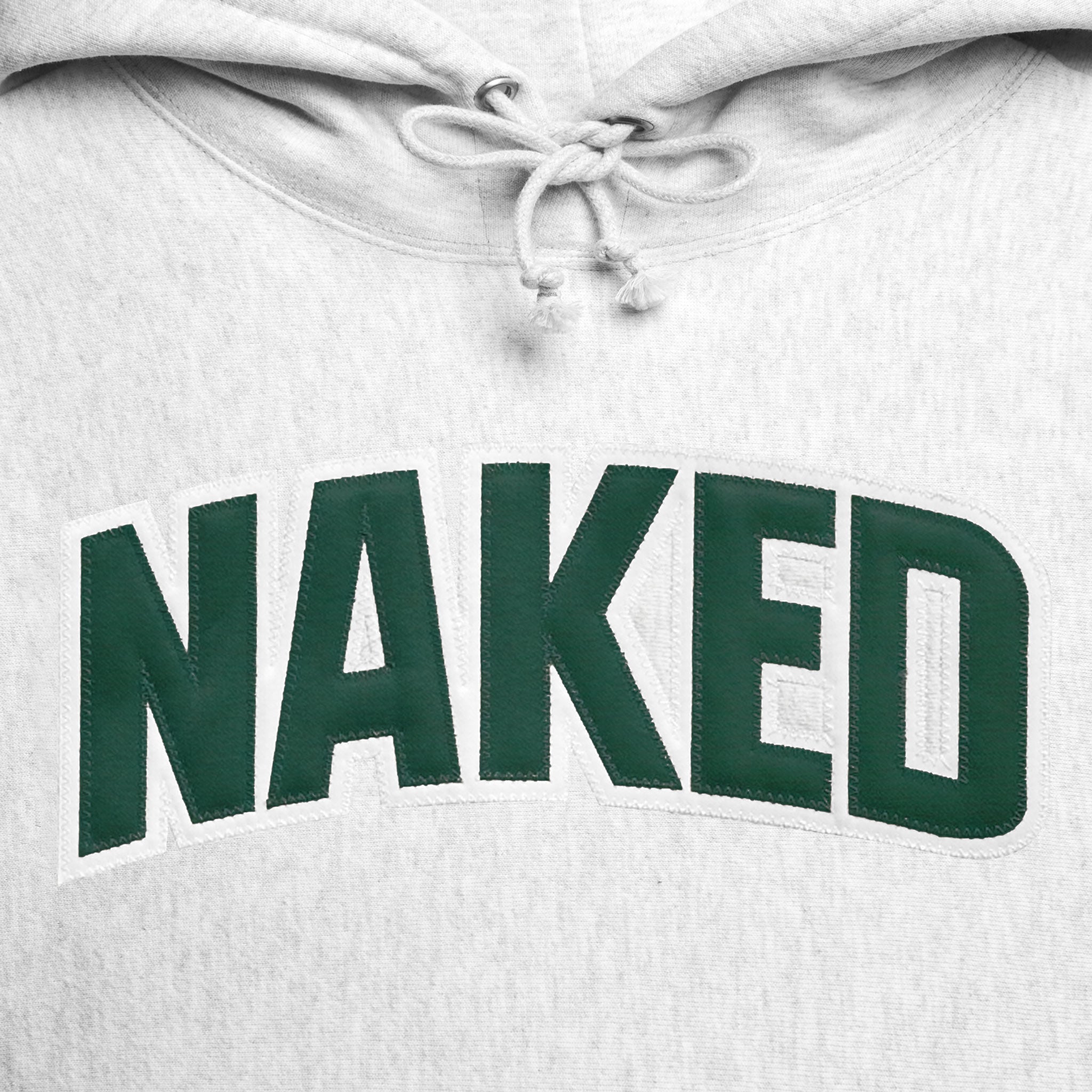 naked x champion heavyweight reverse weave hoodie - green