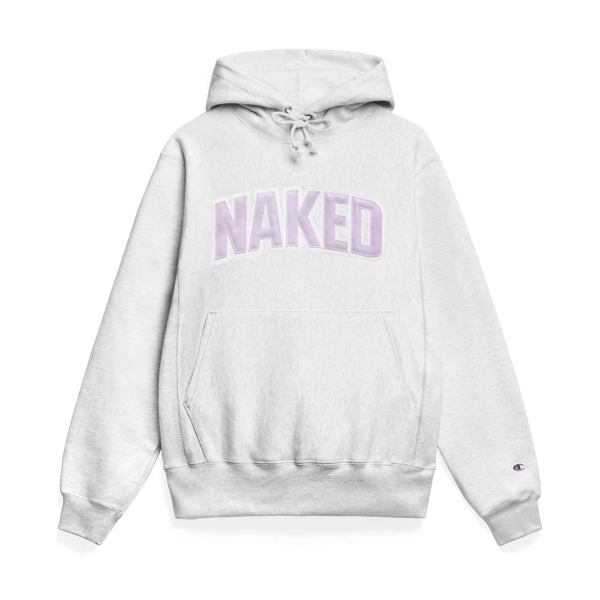 naked x champion heavyweight reverse weave hoodie - lilac