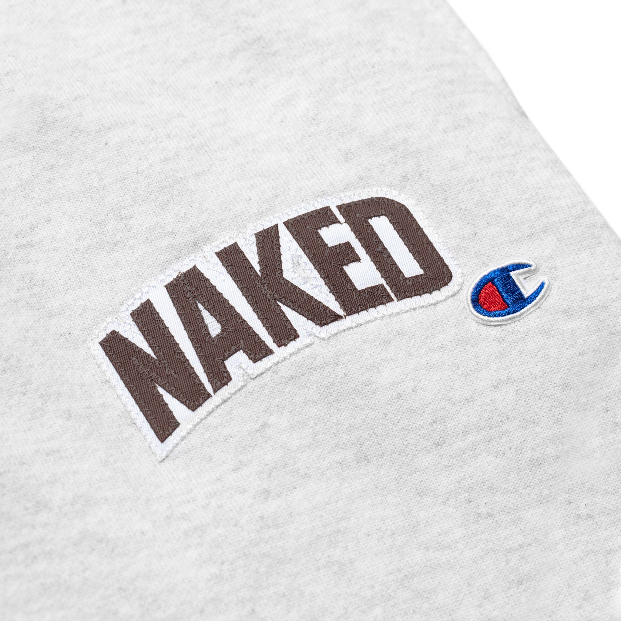 naked x champion heavyweight reverse weave pants - brown